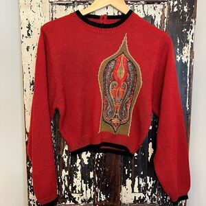 Vintage women’s Jayme Papell acrylic nylon sweater. Size Small.